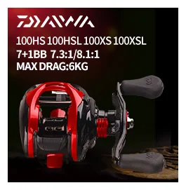 Giro de Pesca Carpa de Água Daiwa Procaster Originais Abs & Metal Reel 2000 4000 Tamanho 7bb Carretilha Moulinet Peche Alimentador Salgada 6 High Quality Esporte e Lazer