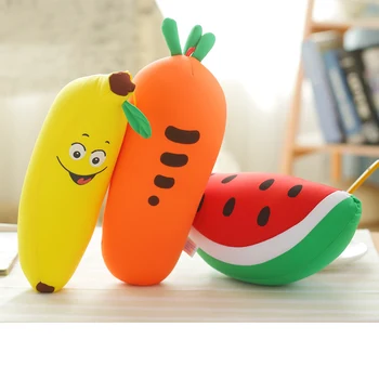 

Kawaii Toys 3D Simulation Fruits Vegetables Pillow Plush Toy Stuffed Dolls Plants Cushion Toys Gifts For Children Kids Girl