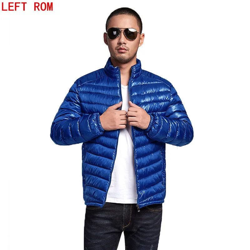2017 New Casual Brand White Duck Down Jacket Men Autumn