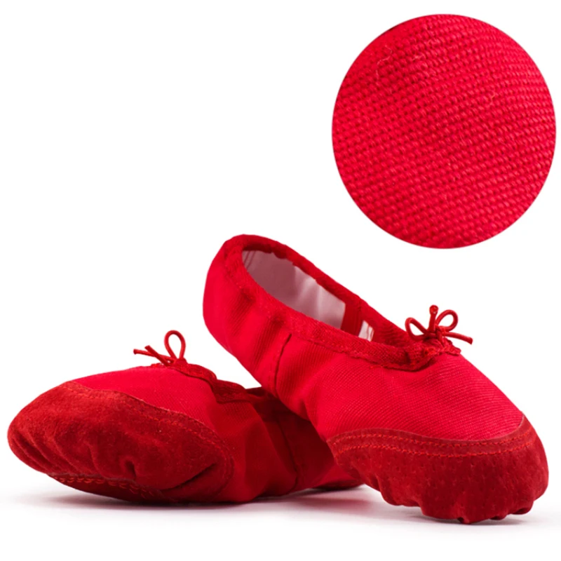 Ballet Dance Dancing Shoes Pointe For Children Kids Girls Women Soft