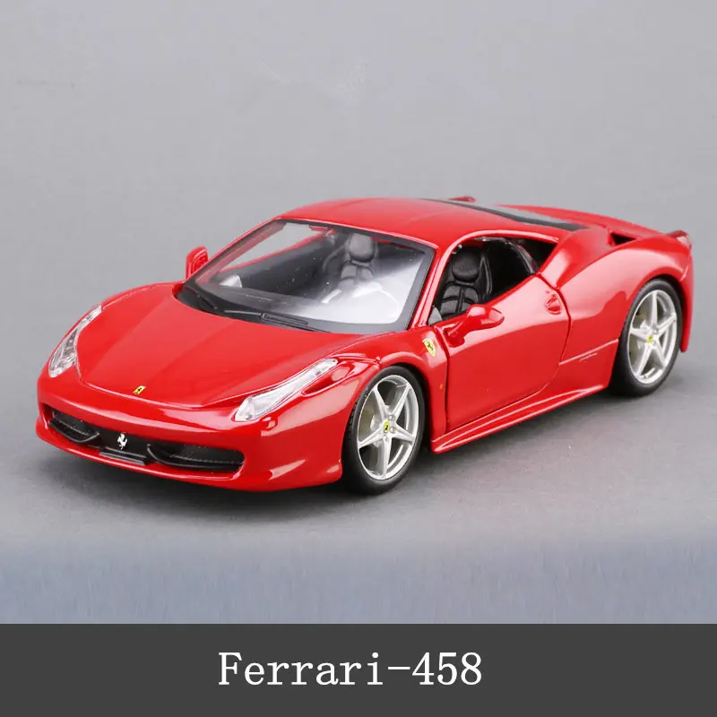 Bburago 1:24 Ferrari Roadster модель автомобиля литье под давлением Металлическая Модель Детская игрушка подарок коллекция автомобиля из искусственного сплава - Цвет: 458