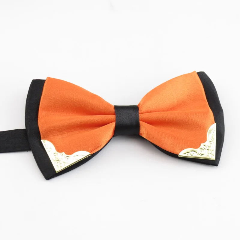 

Mantieqingway Brand Polyester Men's Bow Tie Casual Solid Color Ties Bowtie Leisure Business Bowknots Bow Ties for Wedding Party