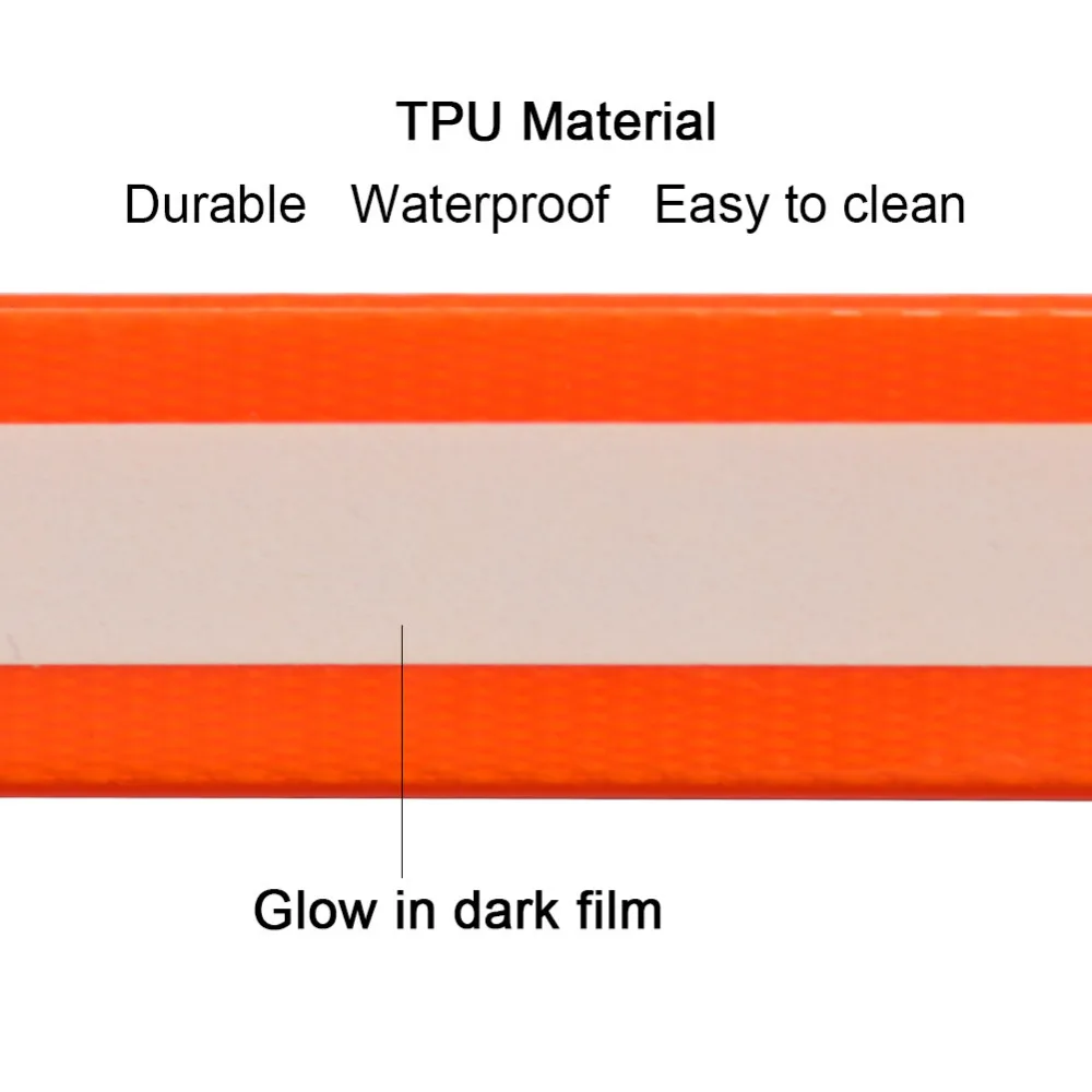 Ошейник для собак, высокое качество, ТПУ+ нейлон, светящийся в темноте Светоотражающий ошейник для безопасности в ночное время, дезодорант, водонепроницаемый ошейник, товары для домашних животных