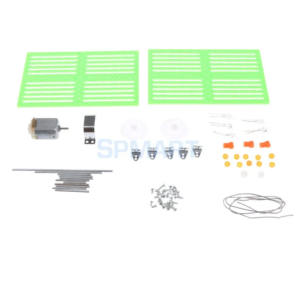 Physics Experiment DIY Hand Generator Power Bulb Electrical Circuit Model Science Toy Children Educational Exploring Gift