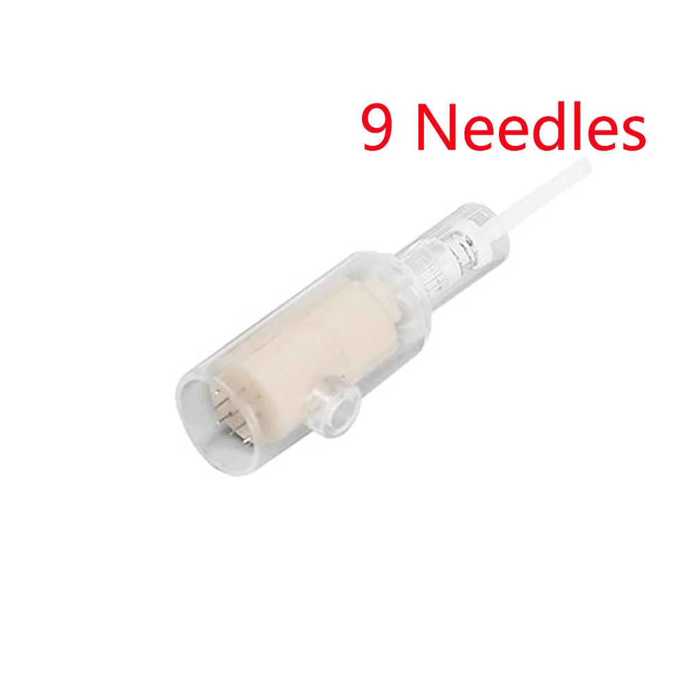 Tattoo Needles 5pcs Micro  9pin Hollow Needles for  Contour Tattoo Permanent Makeup Machine Scar Removal Wrinkle  Free Shipping аксессуар 5bites usb 3 0 am micro 9pin 50cm tc303 05