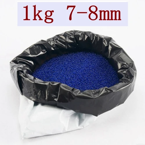  1kg/lot 7-8mm Crystal bullets Water Guns Pistol Toys Growing Crystal Water Balls Mini Round Soil Water Beads kids toys