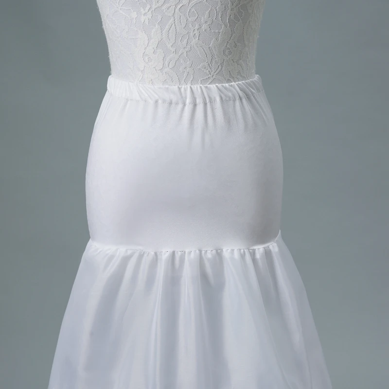 Sottogonna2018 новый регулируемый размер тюль белый 2 обручи юбки для торжественное платье с длинным шлейфом enaguas para vestidos mujer