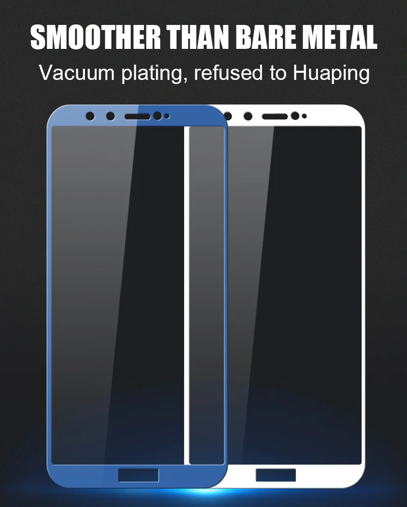 TOMKAS For Huawei Honor 9 Glass Screen Protector Frame Tempered Film Scratch Proof For Huawei P8 Lite 2017 Honor 9 8 Lite Glass