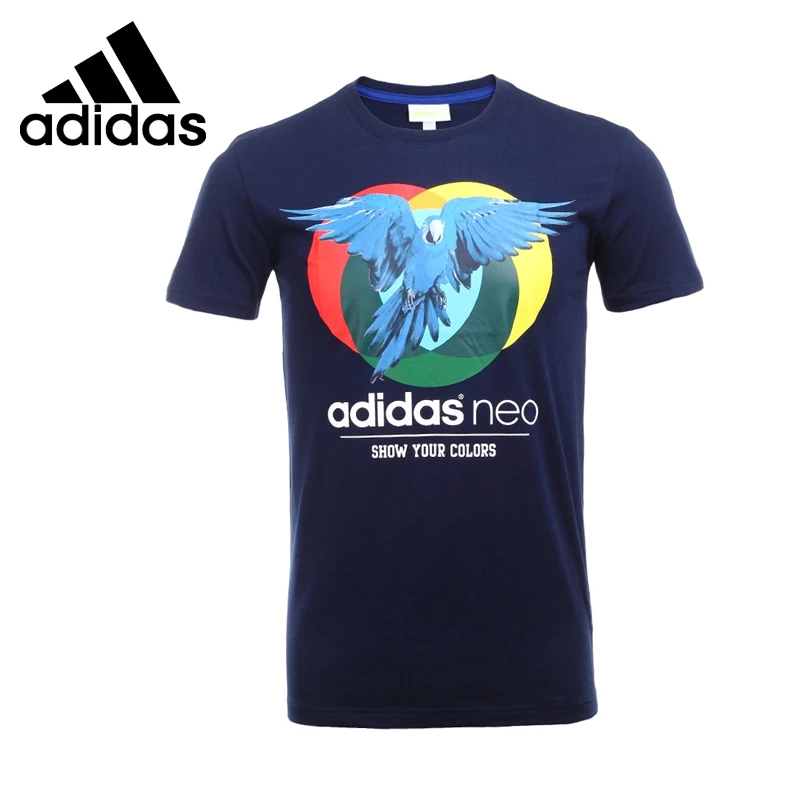

Original New Arrival 2016 Adidas NEO Label Parrot  Pattern Men's T-shirts short sleeve Sportswear