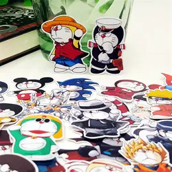 40 шт. аниме персонажей каждый наклейки Декоративные Канцелярские ремесло наклейки Скрапбукинг DIY Дневник Stick студент этикетка