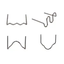 100 шт./компл. Precut 0,6 мм волна плоские скобы для горячего степлера пластиковый степлер ремонт сварщика