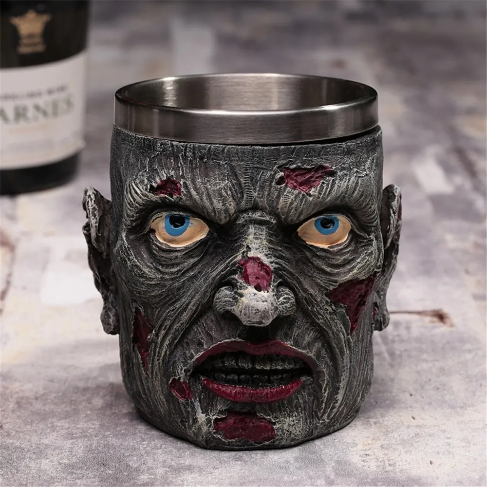 3d кружка с драконом крутая пивная черепом зомби для кофе чая и пива