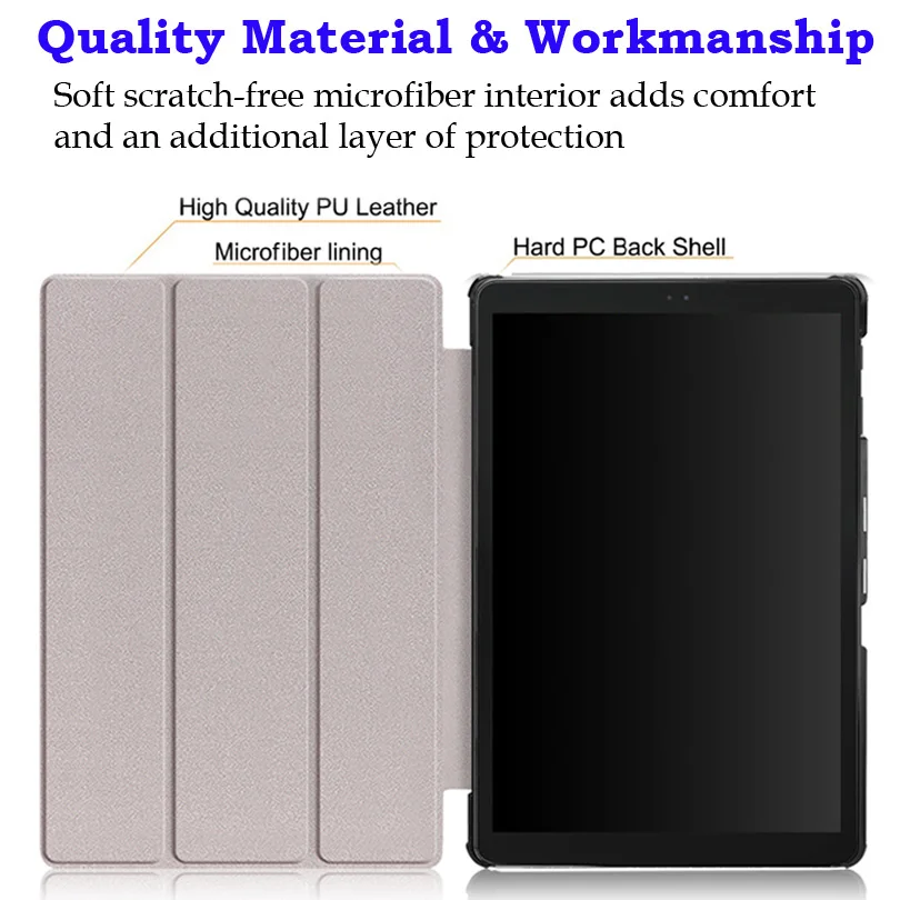 Smart Wake/Sleep PU кожаный чехол для Samsung Galaxy Tab A 10,5 SM-T590 T590 T595 T597 10," чехол для планшета