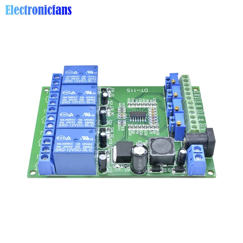 Diymore LM393 DC 12 В 4 канальный Компаратор напряжения стабильный модуль Модуль