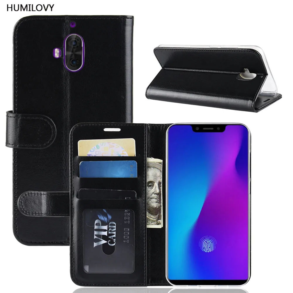 Чехол для Leagoo S10 чехол роскошный кожаный чехол-бумажник флип-чехол с отделением