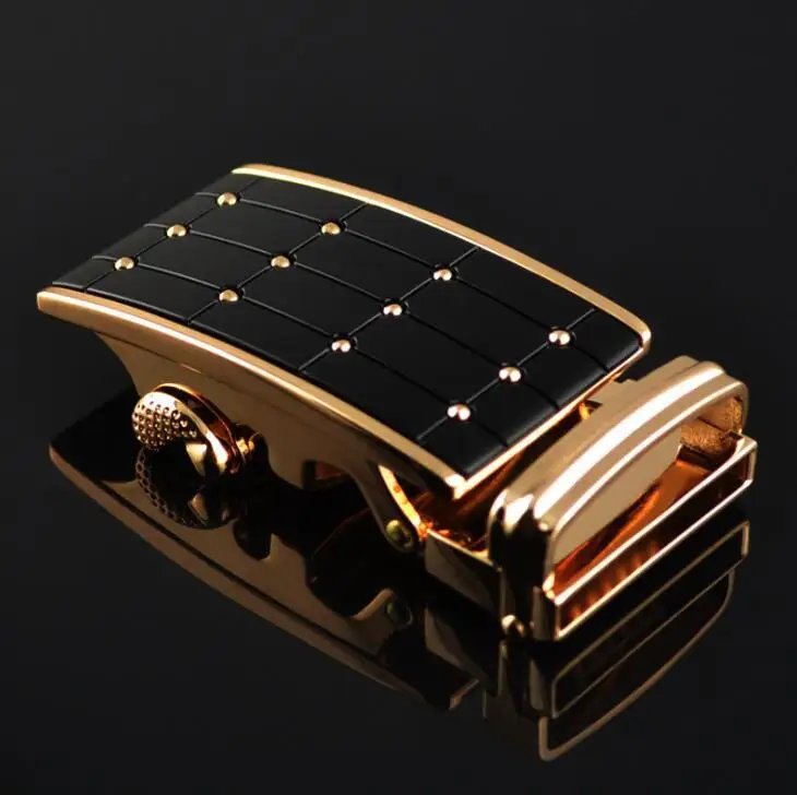 

ZPXHYH Fashion Men's Business Alloy Automatic Buckle Unique Men Plaque Belt Buckles for 3.5cm Ratchet Men Apparel Accessories