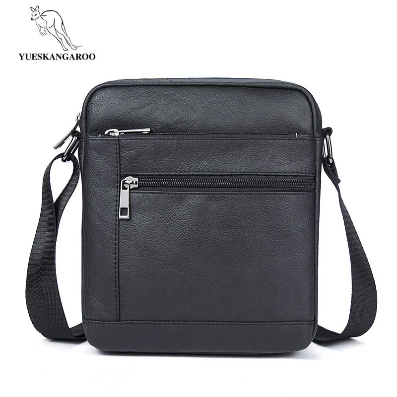 

Man Vertical Genuine Leather bag Men Messenger Business Men's Briefcase Designer Handbags High Quality Shoulder Bags 7604