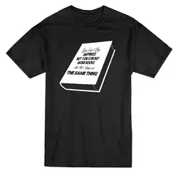 Вы не можете купить счастье, но вы можете купить книги Графический Для мужчин футболка футболки на заказ любой логотип Размеры