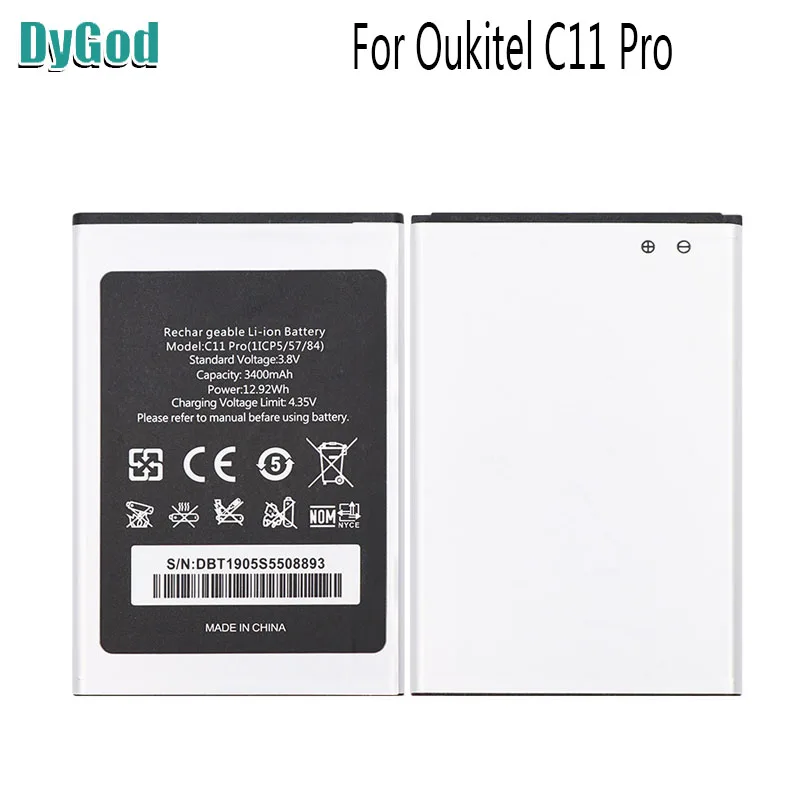 3400mAh для Oukitel C11 Pro Экстрим Замена батареи Bateria Batterie Мобильный телефон | Мобильные