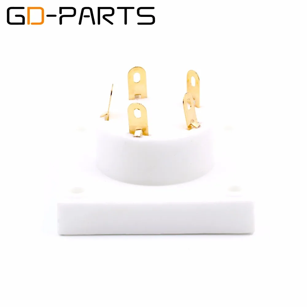 sound amplifier GD-PARTS 2PCS Gold Plated Chassis Mount 5pin Tube socket for Aa Ba Be Cd Ce Da P5Gi Hifi Audio Vintage Amplifier DIY voice amplifier