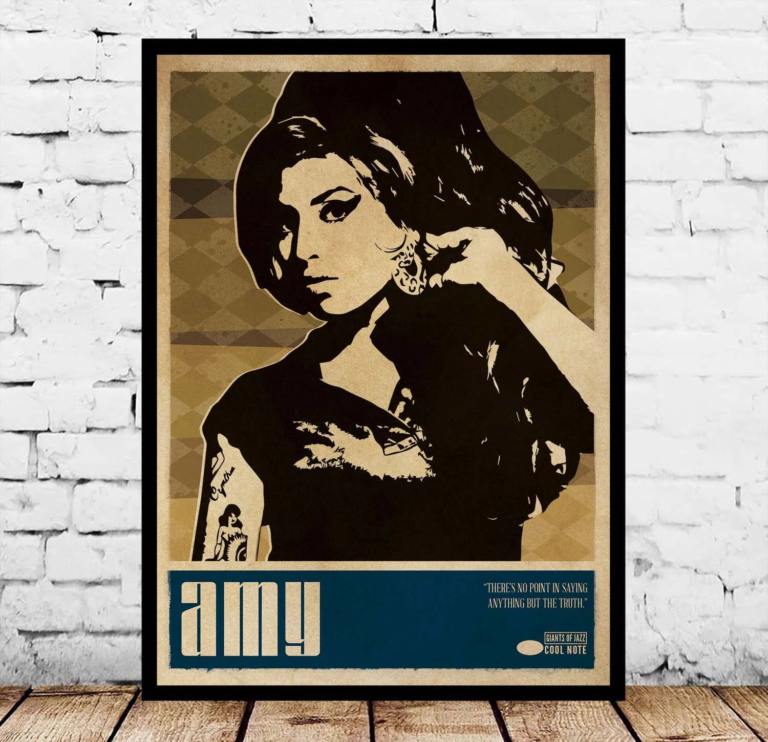

Amy Winehouse Jazz Music Vintage Hip Hop Pop Poster Wall Art