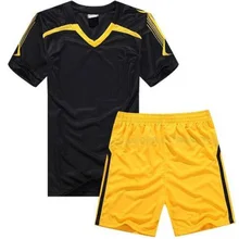 Короткий рукав футбольный костюм футбольная команда тренировочный костюм дышащий футбольный трикотаж форма