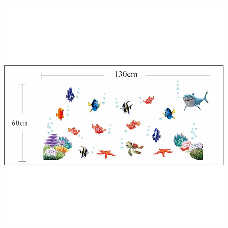 Find Nemo Dory Fish Wall Decoration For Kids Room Bathroom Decorative Stickers DIY Cartoon Movie Animal Mural Art Children Gifts Find Nemo Dory Fish Wall Decoration For Kids Room Bathroom Decorative Stickers DIY Cartoon Movie Animal Mural Art Children Gifts
