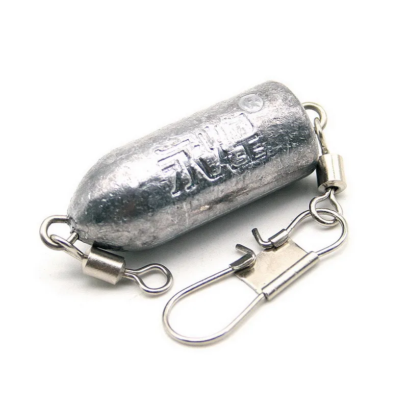 3Pcs/lot Premium Fish Lure Hook Shank Connector Lead Bullet Weights