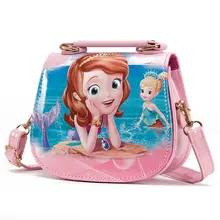 Новая мини-сумка-мессенджер для маленьких девочек, детская сумочка Русалочка для девочек, водонепроницаемая сумка на плечо из искусственной кожи с рисунком