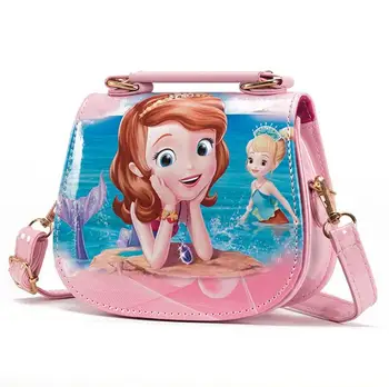 

NEW Baby Girls Mini Messenger Bag Children Mermaid Handbag girls Cartoon shape PU Waterproof Shoulder Bag