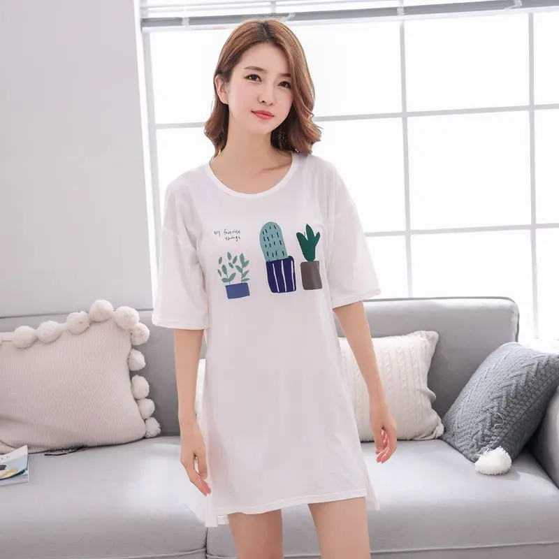 X S xian ren nv Young Lovers пижамы женские NihgtDress с короткими рукавами летняя Пижама свободные мужские тонкие стильные парные пижамы комплект пижамы топ+ брюки - Цвет: X S xian ren nv