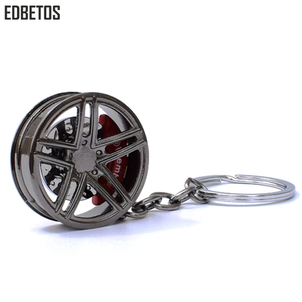 

Jdm Style Alloy Car Styling Wheel Rim Key Ring with Brake discs jdm Key Ring Creative Keychain For Benz BWM Auto Part Model
