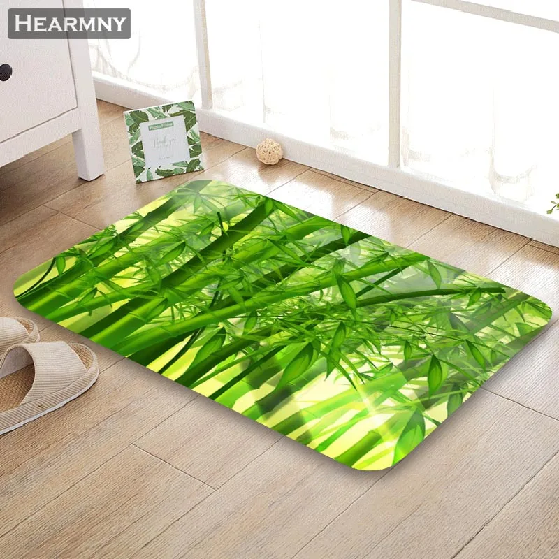 Customizable Bamboo Doormat Floor/Bath/Kitchen/Beach Mat Flannel Sponge
Fabric 3D Printed Shaggy Decoration For Bedroom