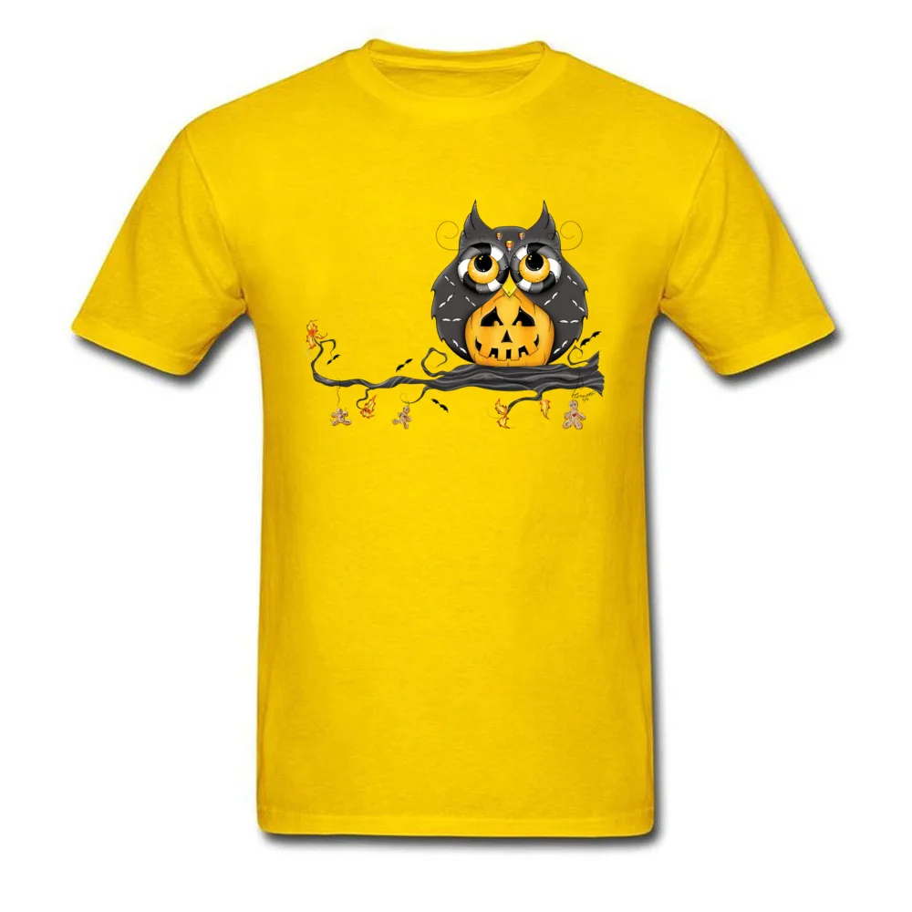 Jack-O-Lantern Halloween Owl_yellow