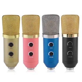 

Alloyseed 1pcs Professional USB DC 5V Condenser Microphone Livestreaming Studio Broadcasting Mic Kit