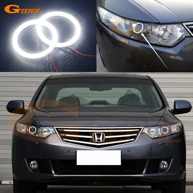 

For Honda SPIRIOR 2009 2010 2011 2012 2013 Excellent Angel Eyes Ultra bright illumination smd led Angel Eyes Halo Ring kit
