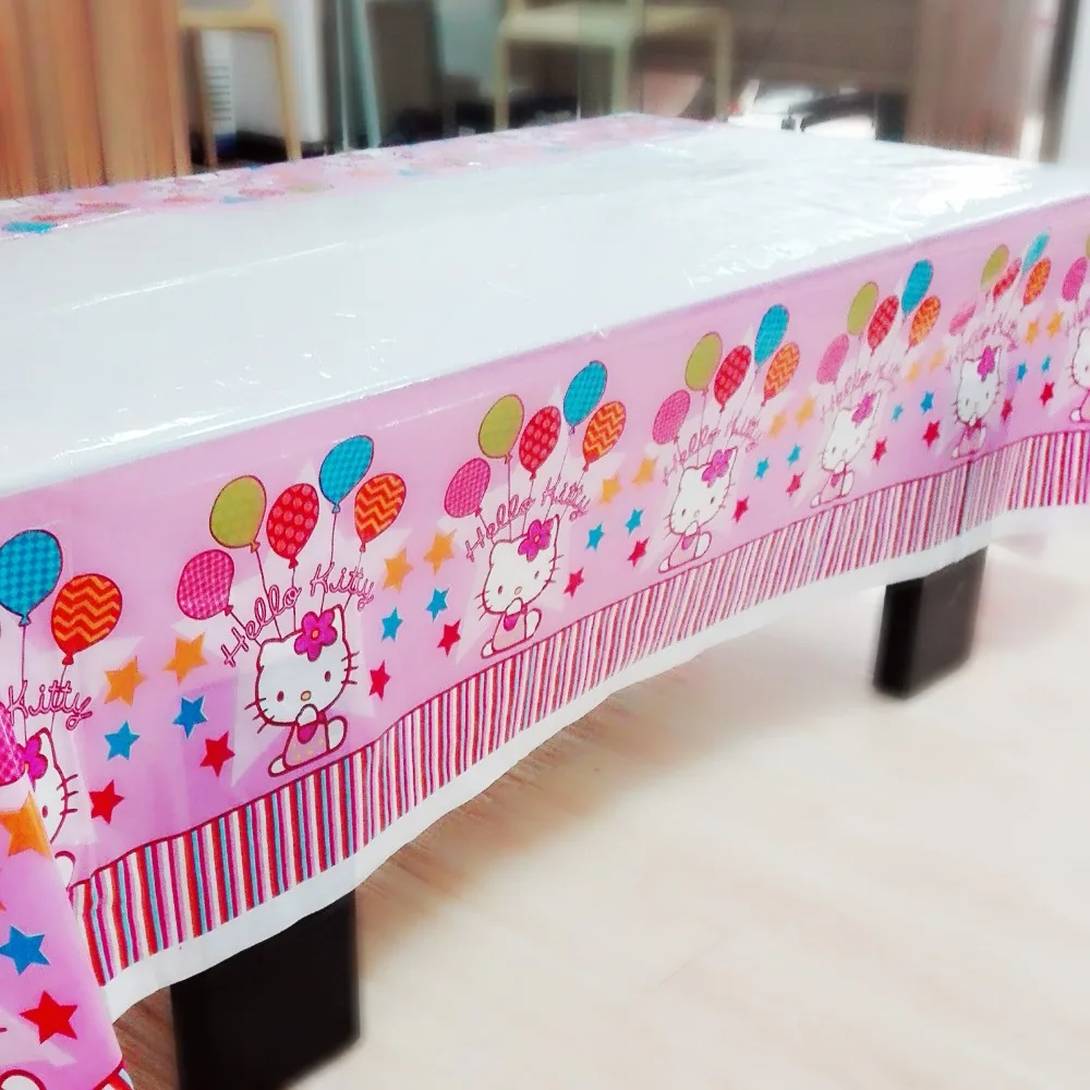 

108x180cm Hello Kitty Tablecloth Party Birthday Decoration Party Supplies Festival