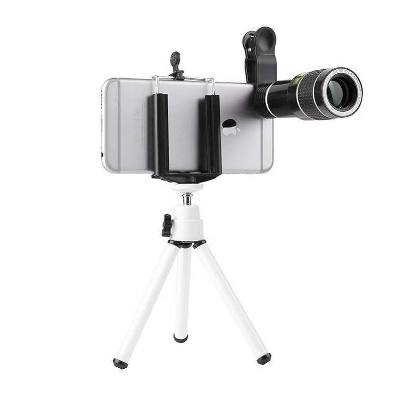 Koop HD Optische 20X Zoom Telescoop Camera Lens Statief Kit voor Samsung Xiaomi Huawei Universele Mobiele Telefoon Smartphone Telescoop