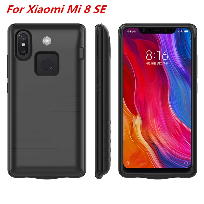 

6000Mah For Xiaomi Mi 8 se Battery Case External Smart Capa Battery Case Cover Power Bank For Xiaomi MI8 se Battery Charger Case