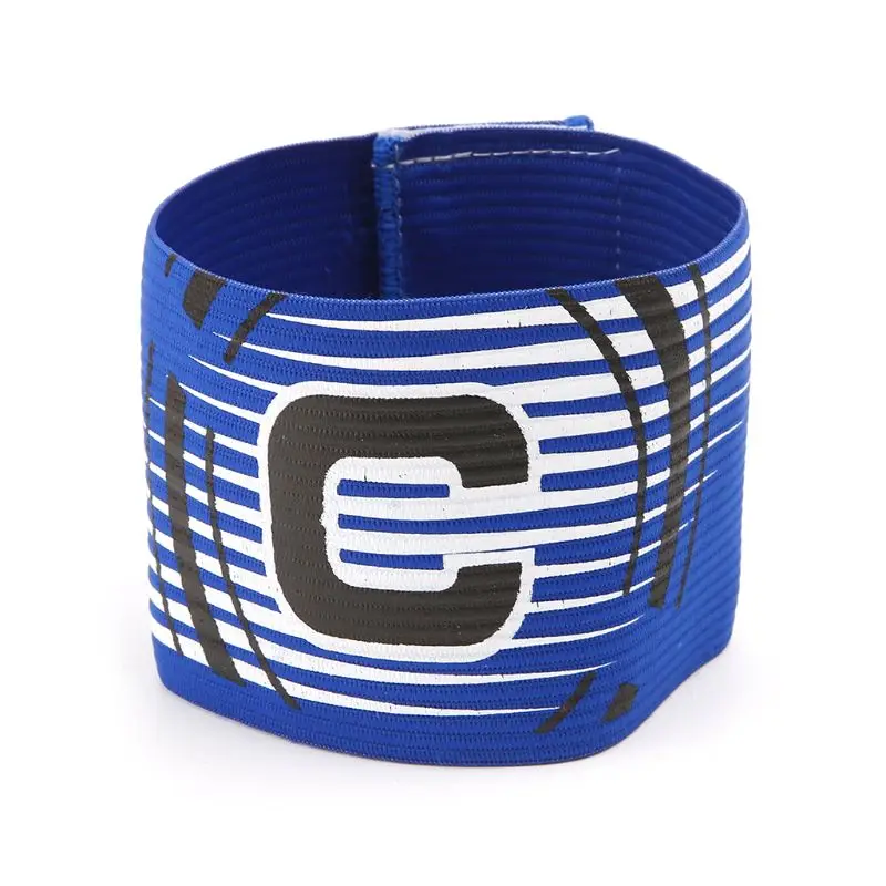 Football Captain Armband Elastic Adjustable Arm Band Leader Soccer Competition Adult Children Kids Gift