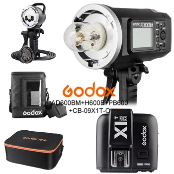 

Godox AD600BM 600W HSS 1/8000 2.4G Wireless Outdoor flash+X1T-O+AD-600B+PB-600+CB-09 Kit For Olympus Panasonic