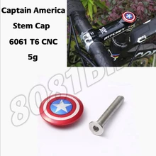 Top-Cap Screw-Headset-Cover Fork-Tube Bicycle-Stem MTB ROAD Captain-America with And