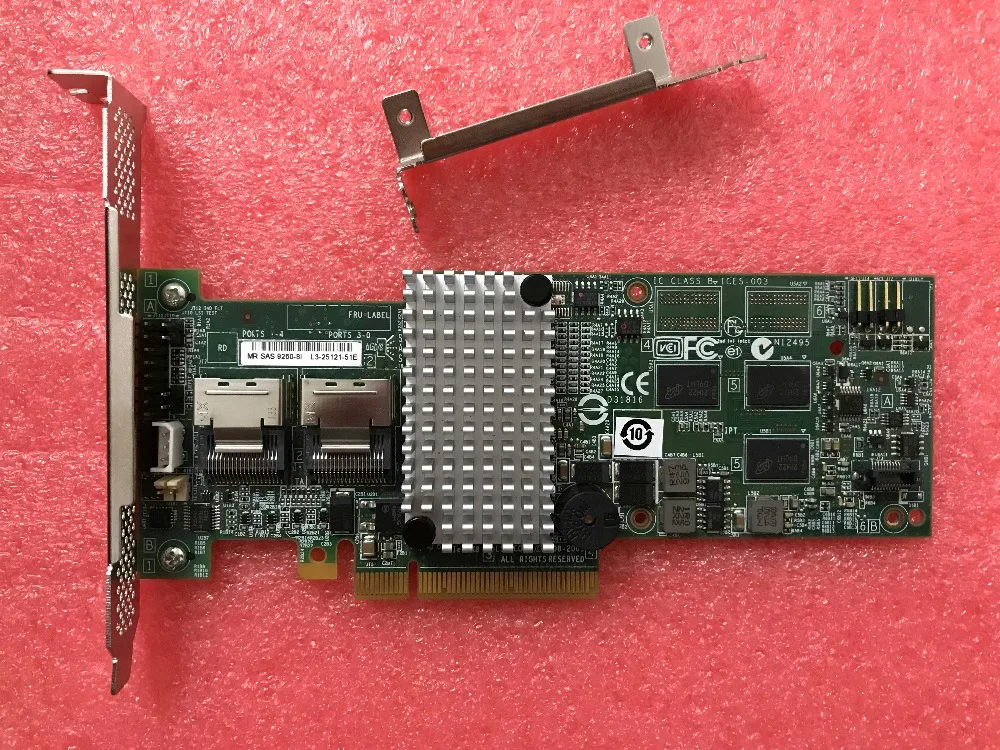 RaidStorage Avago LSI MegaRAID SAS 9260-8i 8 портов 256 МБ кэш SFF8087 6 ГБ RAID0.1.5.6 PCI-E 2 0 X8 карта контроллера |
