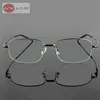 UVLAIK Memory Titanium Eyeglasses Half Alloy Frame Optical Glasses Frame Men Women Retro Half-frame Glasses Prescription Frames ► Photo 2/6