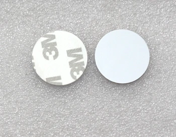 

(100 pcs/lot) 125Khz RFID T5577 Writable Proximity Smart Cards Tags Coin Stickers 3M Adhesive Label for Access Control
