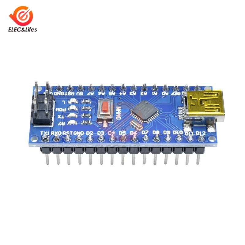 Nano V3.0 3,0 мини-usb драйвер ATmega328 ATmega328P 5 в плата микроконтроллера CH340 для Arduino Замена FT232RL с usb-кабелем