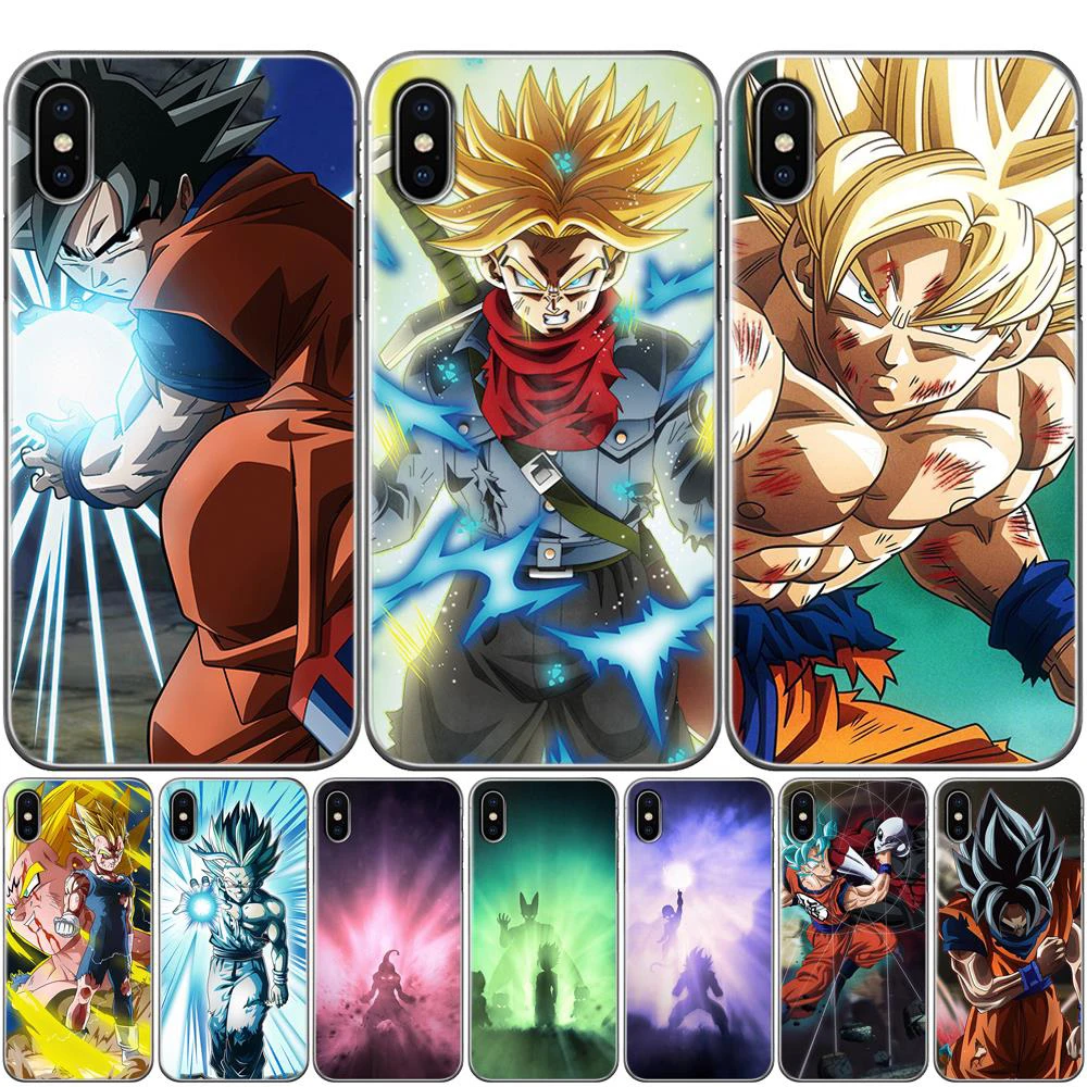 Чехлы для телефонов Dragon Ball DragonBall z Мягкий чехол из ТПУ iPhone X XR XS Max goku 5S SE 6 6S Plus 7 7Plus 8