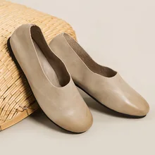 Женская обувь; сезон весна-лето; обувь на плоской подошве из натуральной кожи; женские лоферы ручной работы; удобная повседневная обувь на мягкой подошве; женская обувь на плоской подошве