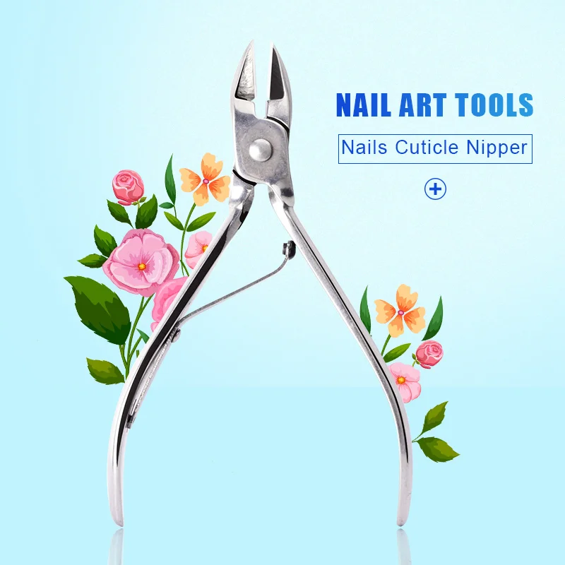 

1 Piece Stainless Steel Hand Feet Dead Skin Nipper Cuticle Scissor Cutter Nail Art Clipper Manicure Pedicure Trimmer Tools
