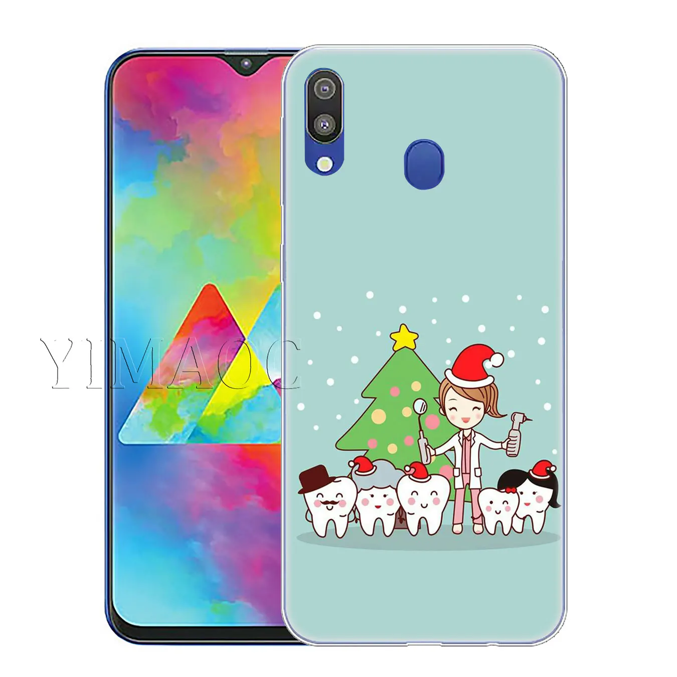 YIMAOC милые зубов Стоматолог зуб LoveClear мягкий чехол для Samsung Galaxy A70 A60 A50 A40 A30 A20 A10 M10 M20